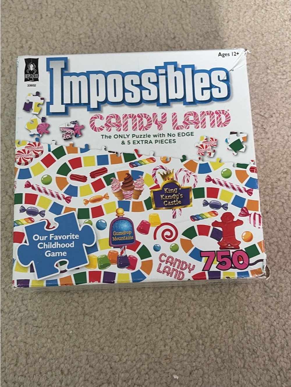 Candy Land 750-Piece Jigsaw Puzzle - White Box